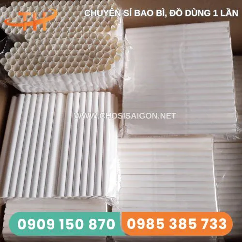 ỐNG HÚT GIẤY PHI 12 UỐNG TRÀ SỮA