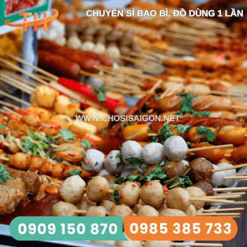 XIÊN TRE - QUE XIÊN NƯỚNG THỊT