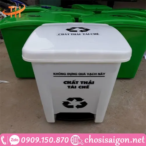 THÙNG RÁC ĐẠP CHÂN