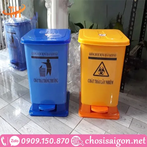 THÙNG RÁC ĐẠP CHÂN