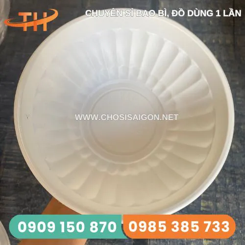 TÔ – CHÉN NHỰA PP DÙNG 1 LẦN KHÔNG NẮP