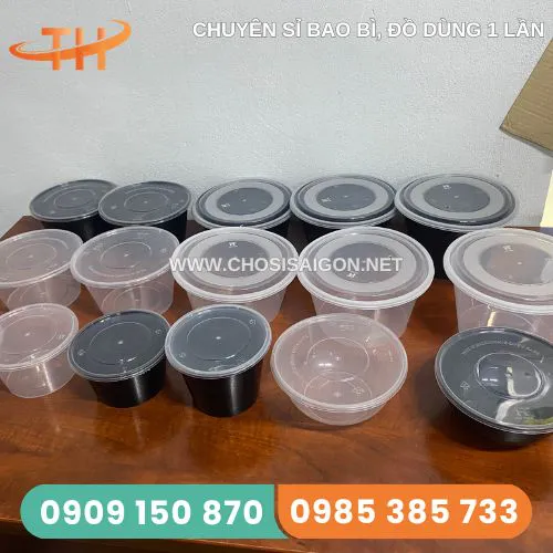TÔ – THỐ NHỰA CÓ NẮP ĐỰNG ĐỒ ĂN, THỰC PHẨM