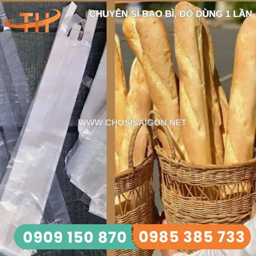 TÚI NILON ĐỰNG BÁNH MÌ DÀI