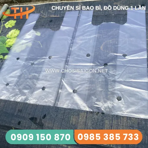 TÚI XỐP 2 QUAI ĐỤC LỖ ĐỰNG HÀNG NÔNG SẢN