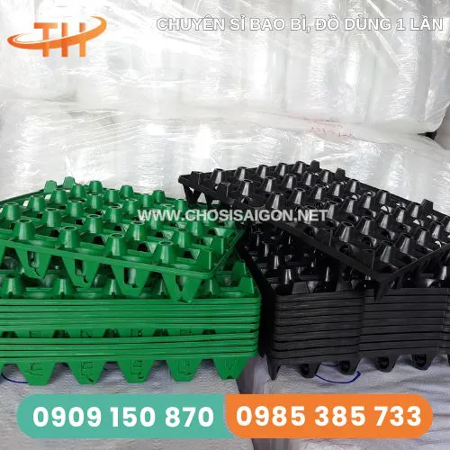 VỈ NHỰA PP ĐỰNG TRỨNG GÀ VỊT 30 QUẢ