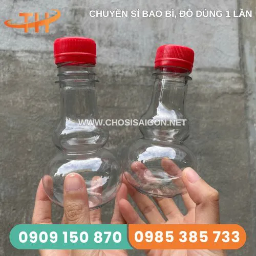 CHAI NHỰA HỒ LÔ ĐỰNG RƯỢU