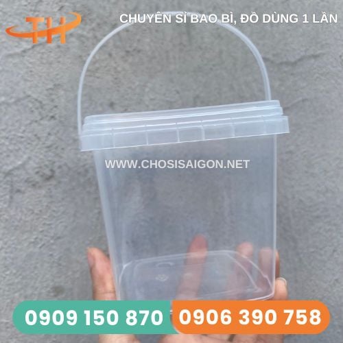 XÔ NHỰA MINI ĐỰNG THỨC UỐNG