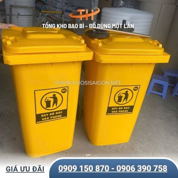 Thùng rác 240 lít