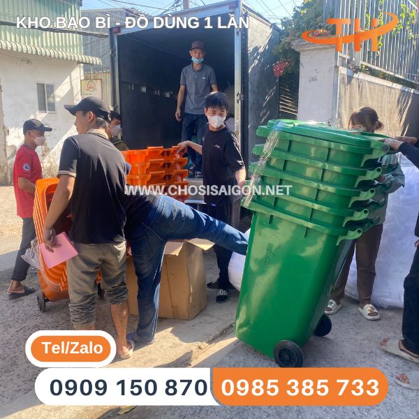 Thùng rác 240 lít giao sỉ toàn quốc giá rẻ