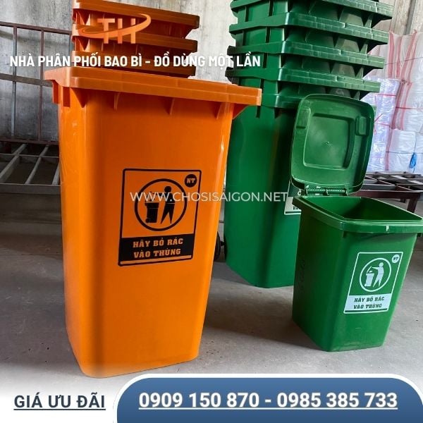 Thùng rác công nghiệp 360 lít