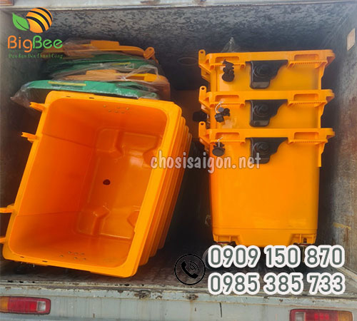 Thùng rác 660 lít có bánh xe giá sỉ tốt nhất