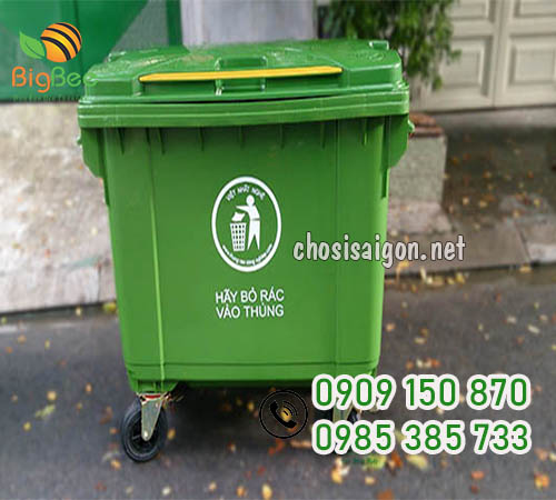 Thùng rác nhựa công cộng 660 lít giá bán sỉ toàn quốc