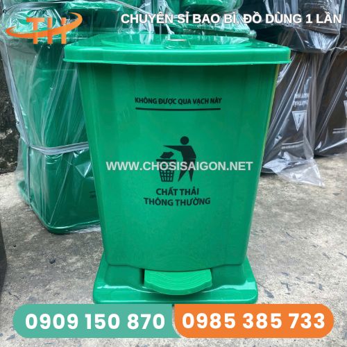 Thùng rác đạp chân cho gia đình, văn phòng làm việc