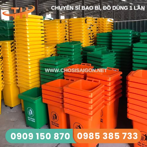 Thùng rác công nghiệp đa dạng dung tích
