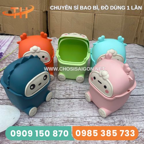 Thùng rác mini nắp lật tiện lợi