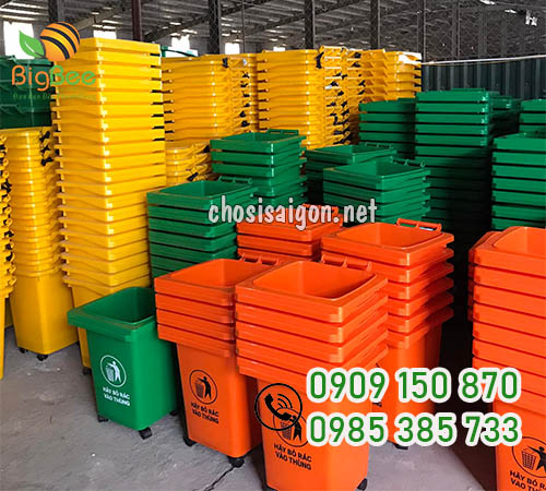 Thùng rác nhựa các loại sỉ rẻ, uy tín tại xưởng TP.HCM