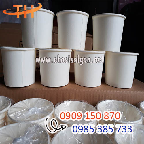 Tô giấy trắng trơn sỉ rẻ giao hàng nhanh