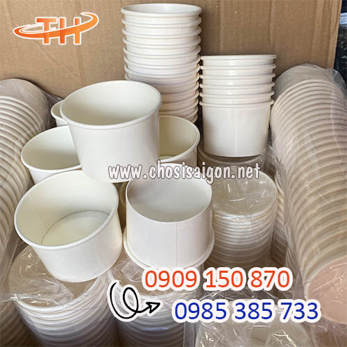Tô giấy nhỏ dùng 1 lần sỉ rẻ tại HCM