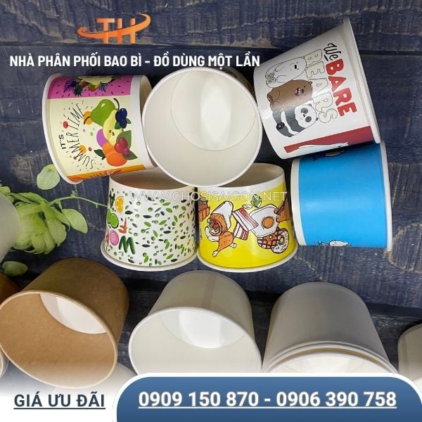 Tô giấy đủ loại đa dạng dung tích