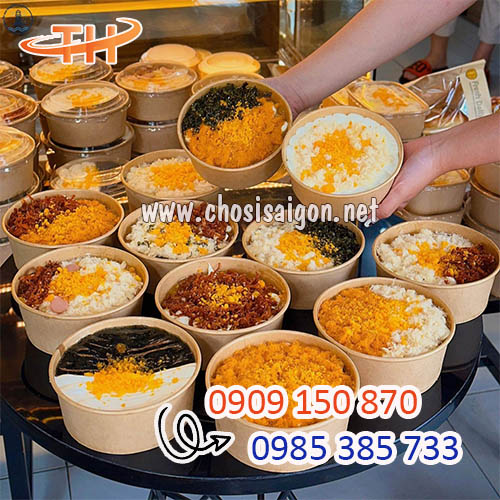 Tô giấy đựng thức ăn an toàn mua sỉ giá rẻ