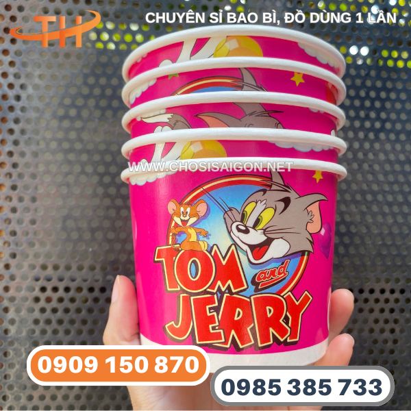 Tô giấy đựng kem, sữa chua giá rẻ