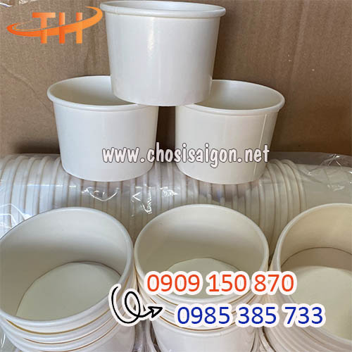 Tô giấy trắng trơn cao cấp giá rẻ