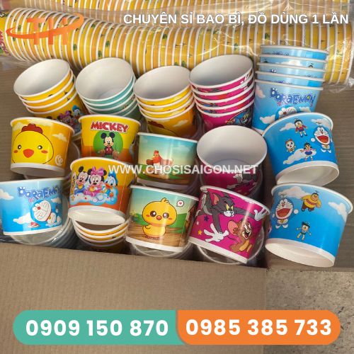 Tô giấy in hình đẹp, bắt mắt