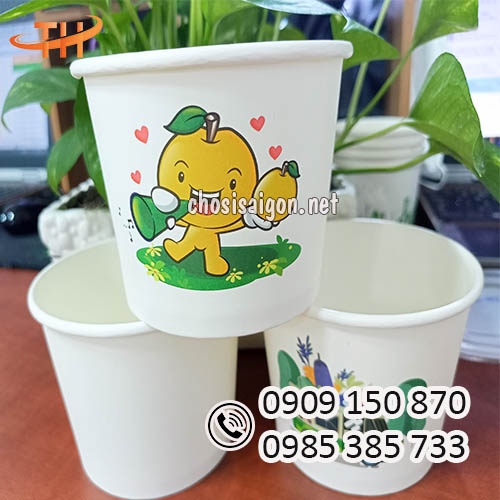 Tô giấy in logo cao cấp, an toàn giá sỉ rẻ