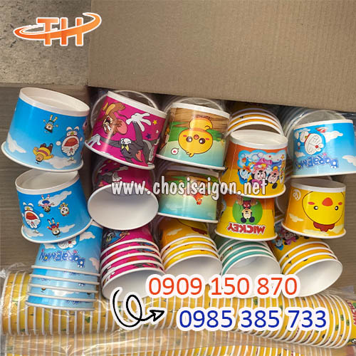 Tô giấy in hình sẵn giá sỉ tại nhà phân phối