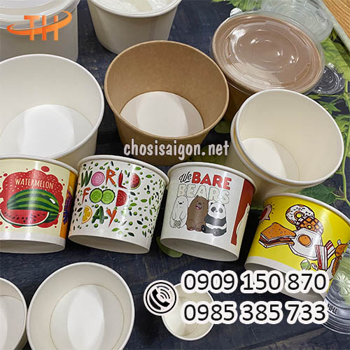 Tô giấy in hình sẵn cao cấp, chất lượng giá sỉ rẻ