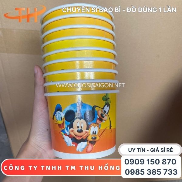 Tô giấy đựng cháo dinh dưỡng, kem, sữa chua giá rẻ