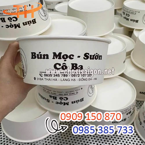 Tô giấy in theo yêu cầu giá rẻ