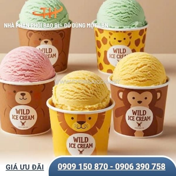 Tô giấy in logo theo yêu cầu