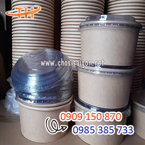 Tô giấy kraft chịu nhiệt tốt giá sỉ tại nhà phân phối