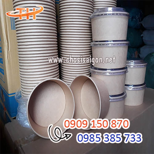Tô giấy kraft chịu nhiệt tốt sỉ rẻ tại HCM