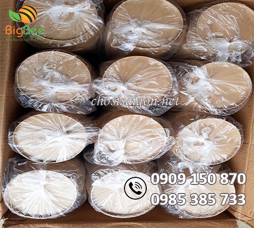 Tô giầy kraft 750ml nắp pet giá sỉ rẻ