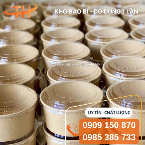 Tô giấy chịu nhiệt đựng bánh bông lan, thạch đen giá sỉ tốt nhất