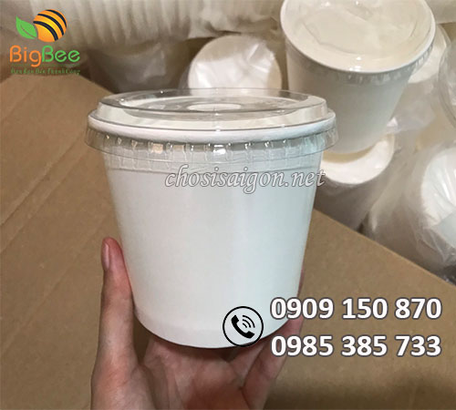 Gía sỉ tô giấy trắng 600ml