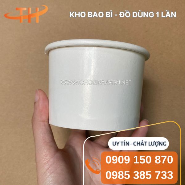 Tô giấy đựng kem, sữa chua giá siêu tốt