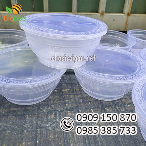 Hộp (tô) nhựa có nắp 1000ml giá tại xưởng