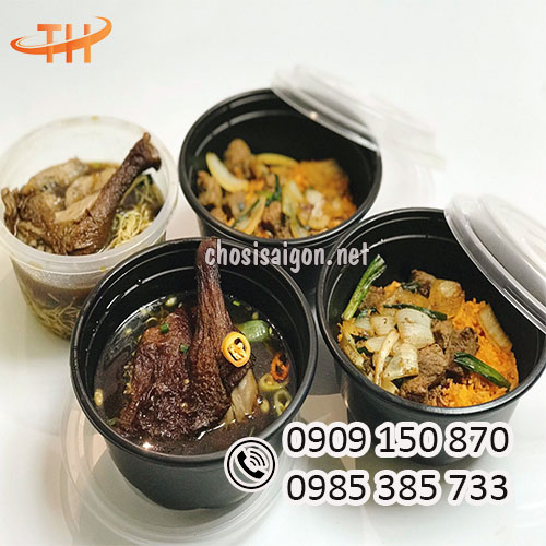 Tô nhựa có nắp 1000ml an toàn, chất lượng giá rẻ