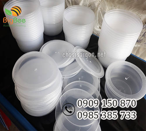 Tô (thố) nhựa 500ml đựng cháo, súp, phở giá rẻ