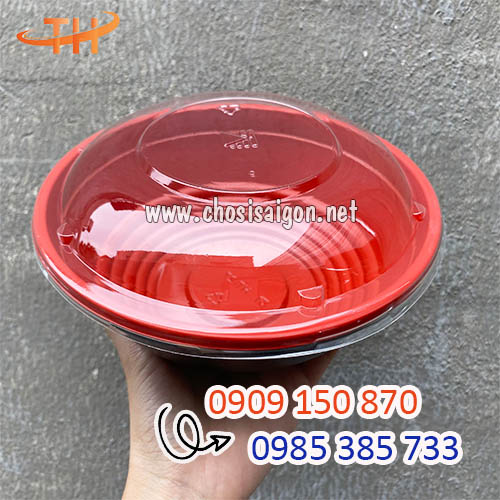 Tô nhựa đỏ đen sỉ rẻ giao tận nơi