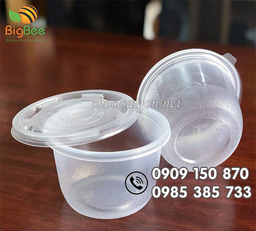 Tô nhựa dùng 1 lần đựng thức ăn giá sỉ rẻ