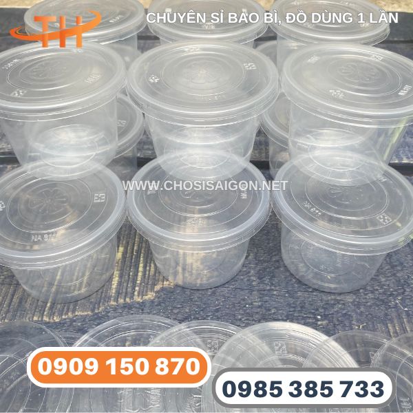 Tô nhựa 300ml chịu nhiệt – đựng canh, món nóng