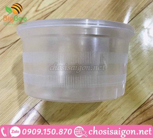 Thố nhựa trắng đựng cháo giá rẻ