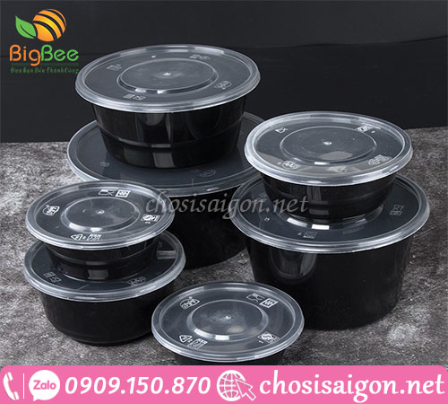 Tô nhựa, hộp nhựa đế đen các loại giá sỉ rẻ tại Tp.HCM