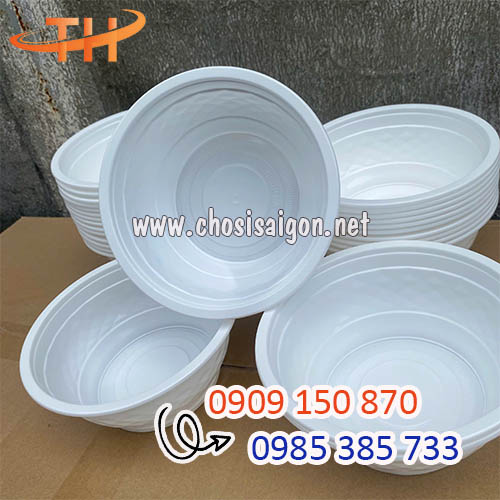 Tô nhựa kim cương đựng thức ăn sỉ rẻ TP.HCM