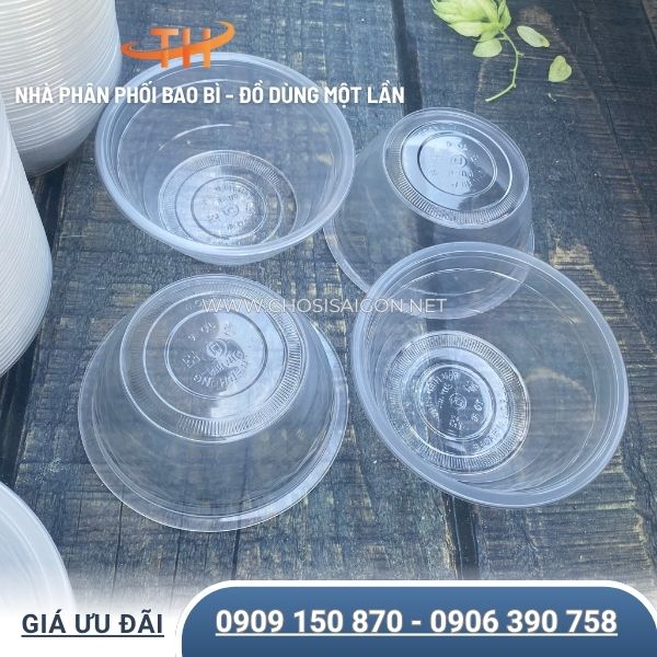 Tô nhựa kim cương dày dặn, cầm nắm chắc chắn