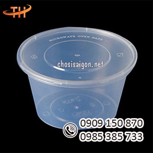 Tô nhựa đựng cháo 1000ml giá rẻ, freeship HCM